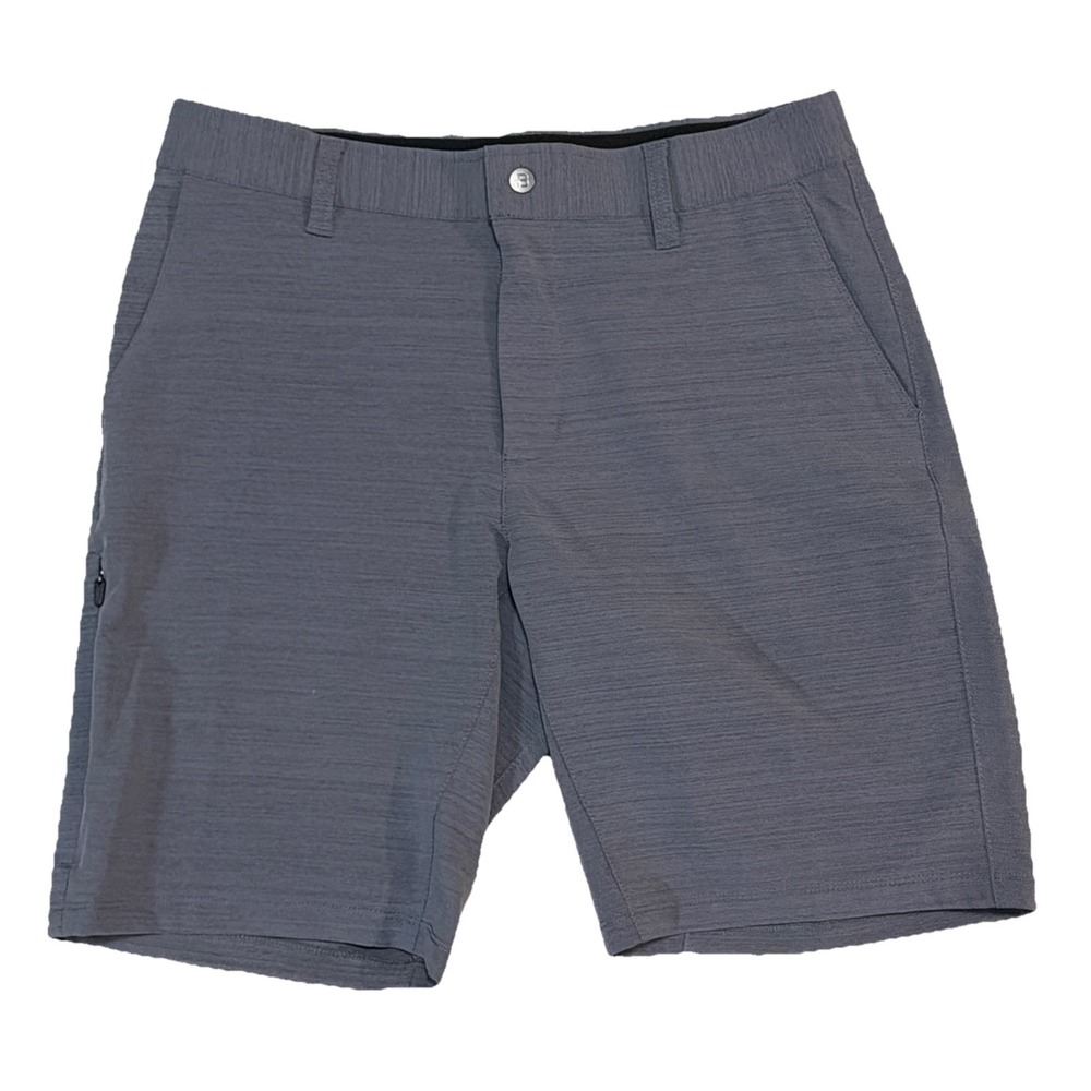 BYLT Premium Basics Men's Gray Kinetic Performance Shorts Size M (32x9)